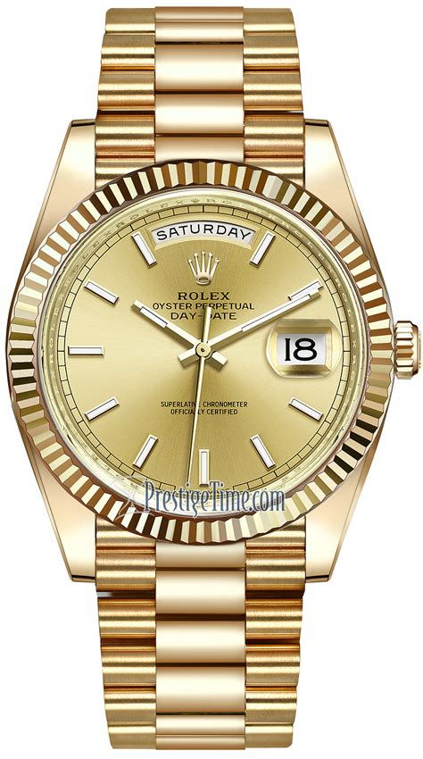 mens rolex champagne index gold silver 2012|Rolex day date 40 yellow gold.